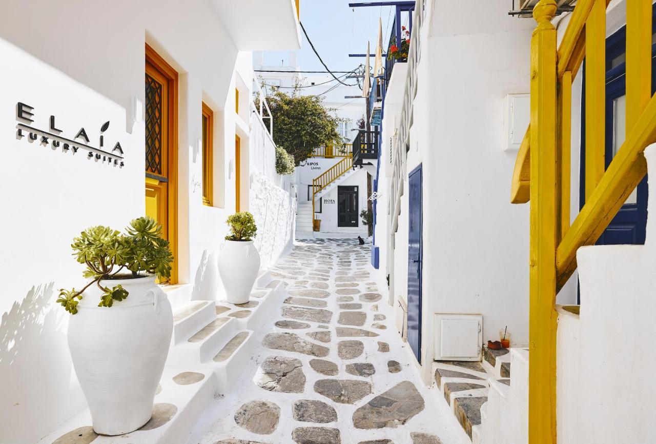 Elaia Luxury Suites Mykonos Mykonos Town Exterior foto